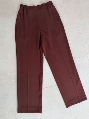 Nordstrom Brown Wide-Leg Trousers
